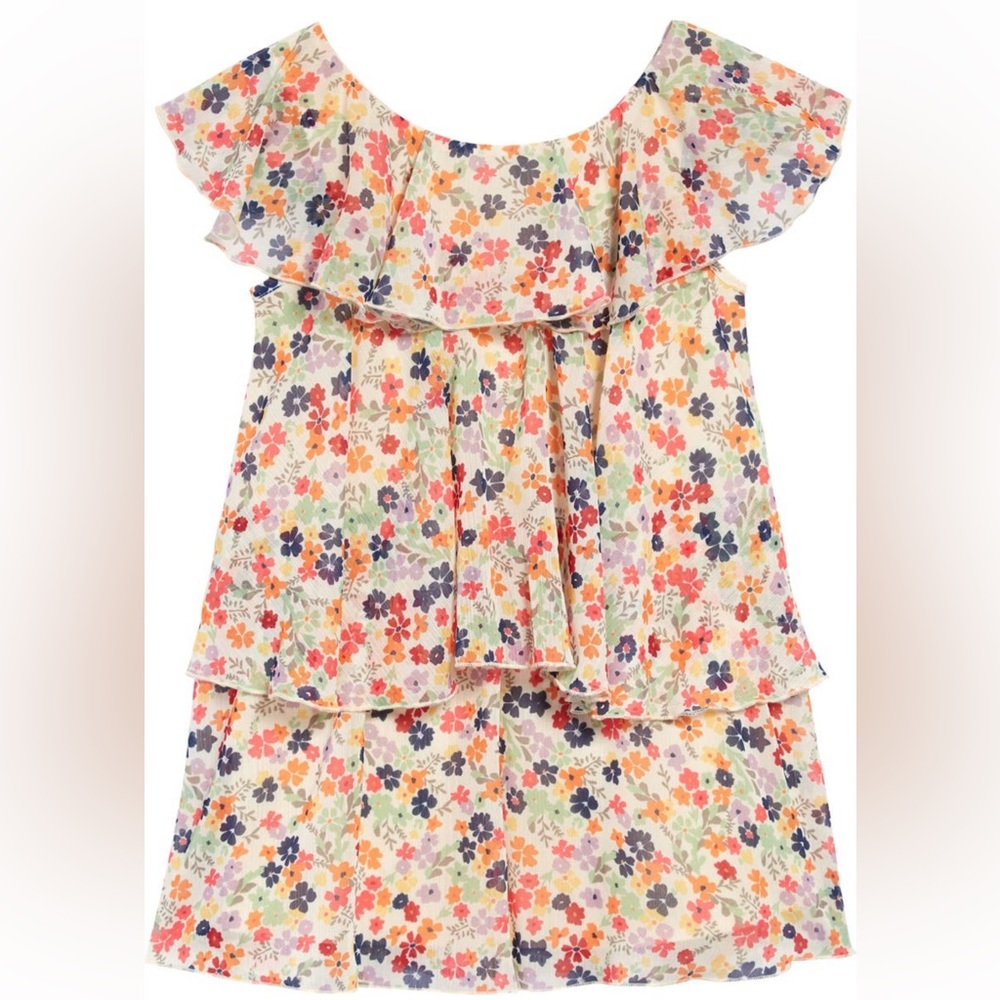 NWT Peek Aren’t You Curious Girl Tiered Floral Dress